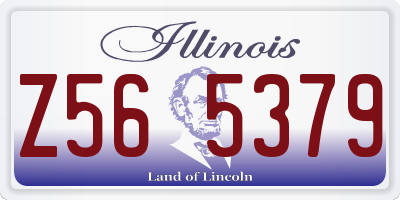 IL license plate Z565379