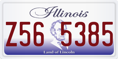 IL license plate Z565385