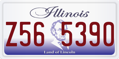 IL license plate Z565390