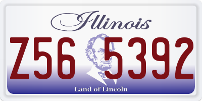 IL license plate Z565392
