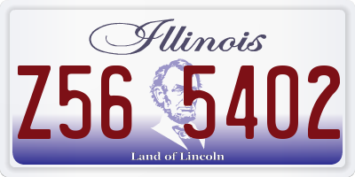 IL license plate Z565402