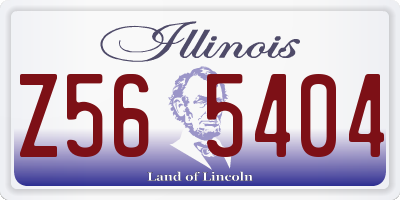 IL license plate Z565404
