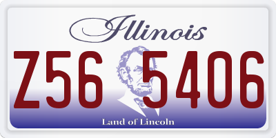 IL license plate Z565406