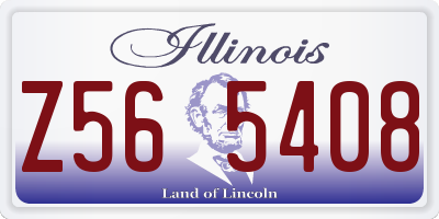 IL license plate Z565408