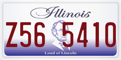 IL license plate Z565410