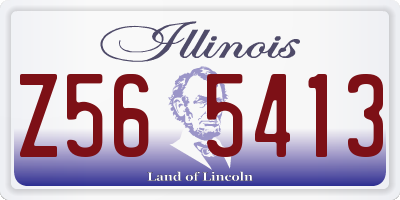 IL license plate Z565413