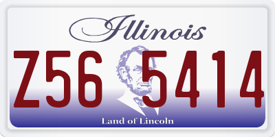 IL license plate Z565414
