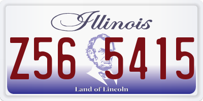 IL license plate Z565415