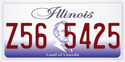 IL license plate Z565425