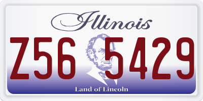 IL license plate Z565429