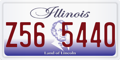 IL license plate Z565440