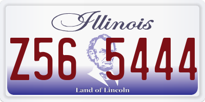 IL license plate Z565444