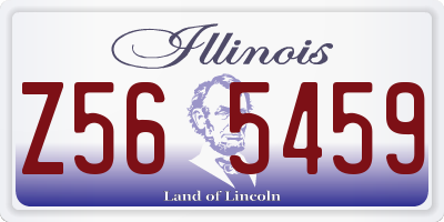 IL license plate Z565459