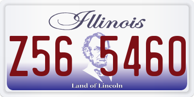 IL license plate Z565460