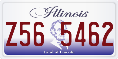 IL license plate Z565462