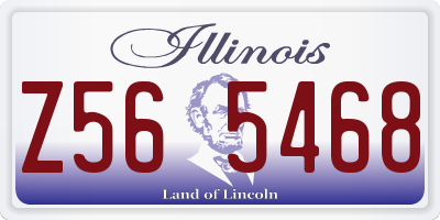 IL license plate Z565468