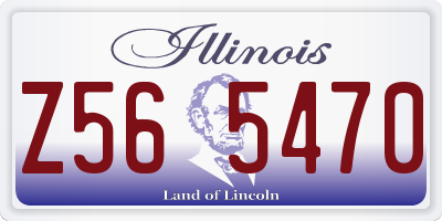 IL license plate Z565470