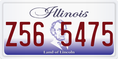 IL license plate Z565475