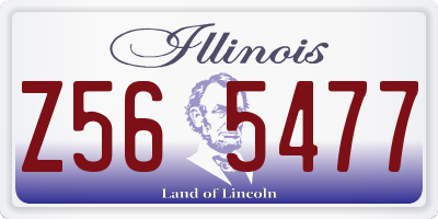 IL license plate Z565477