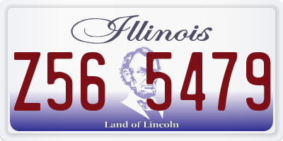IL license plate Z565479