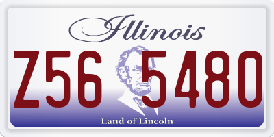 IL license plate Z565480