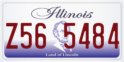 IL license plate Z565484