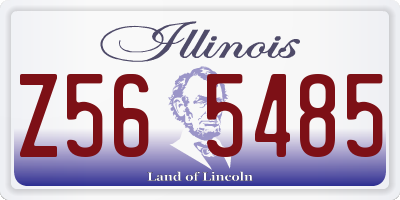 IL license plate Z565485
