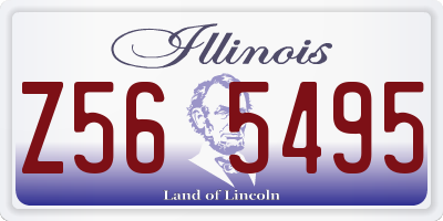IL license plate Z565495
