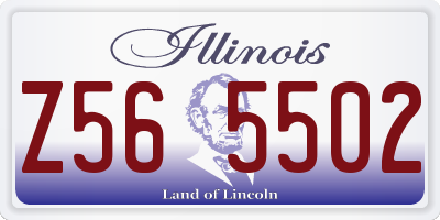 IL license plate Z565502