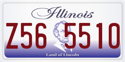 IL license plate Z565510