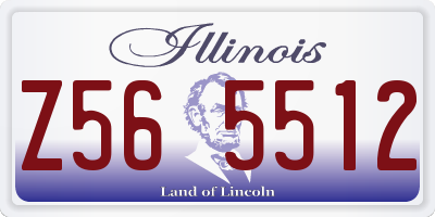 IL license plate Z565512