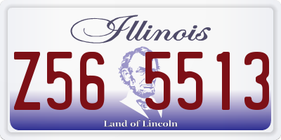 IL license plate Z565513