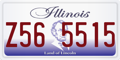 IL license plate Z565515