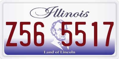 IL license plate Z565517