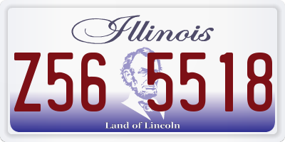 IL license plate Z565518