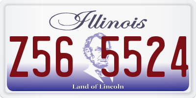 IL license plate Z565524