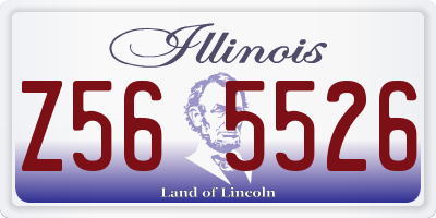IL license plate Z565526