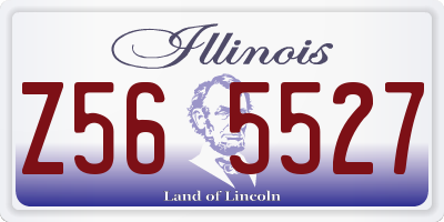 IL license plate Z565527