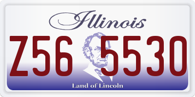 IL license plate Z565530