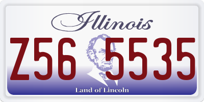 IL license plate Z565535