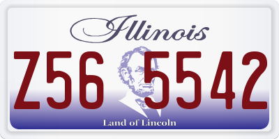 IL license plate Z565542