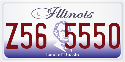 IL license plate Z565550