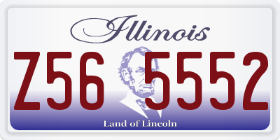 IL license plate Z565552