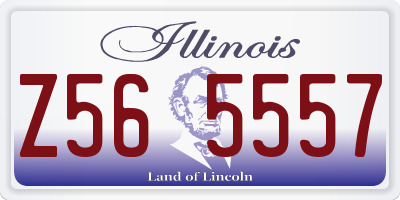 IL license plate Z565557
