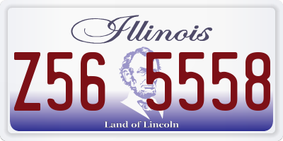 IL license plate Z565558