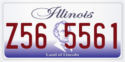 IL license plate Z565561