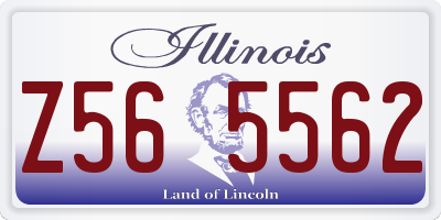 IL license plate Z565562