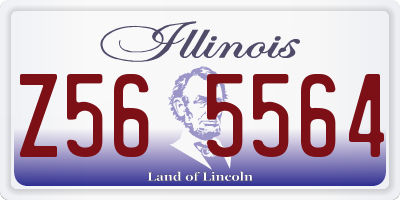 IL license plate Z565564