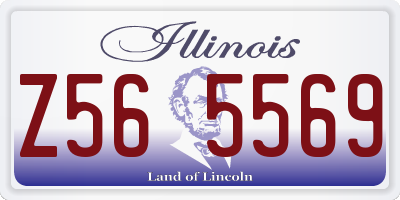 IL license plate Z565569