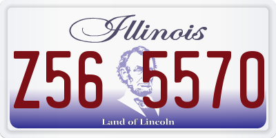IL license plate Z565570